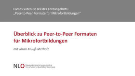 p2p #06/09 - Überblick zu Peer-to-Peer Formaten für Mikrofortbildungen mit Jöran Muuß-Merholz by Erklärvideos und Bildungsfernsehen